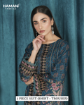Dark Cyan 2 Piece Premium Lawn Suit – Bold Summer Elegance