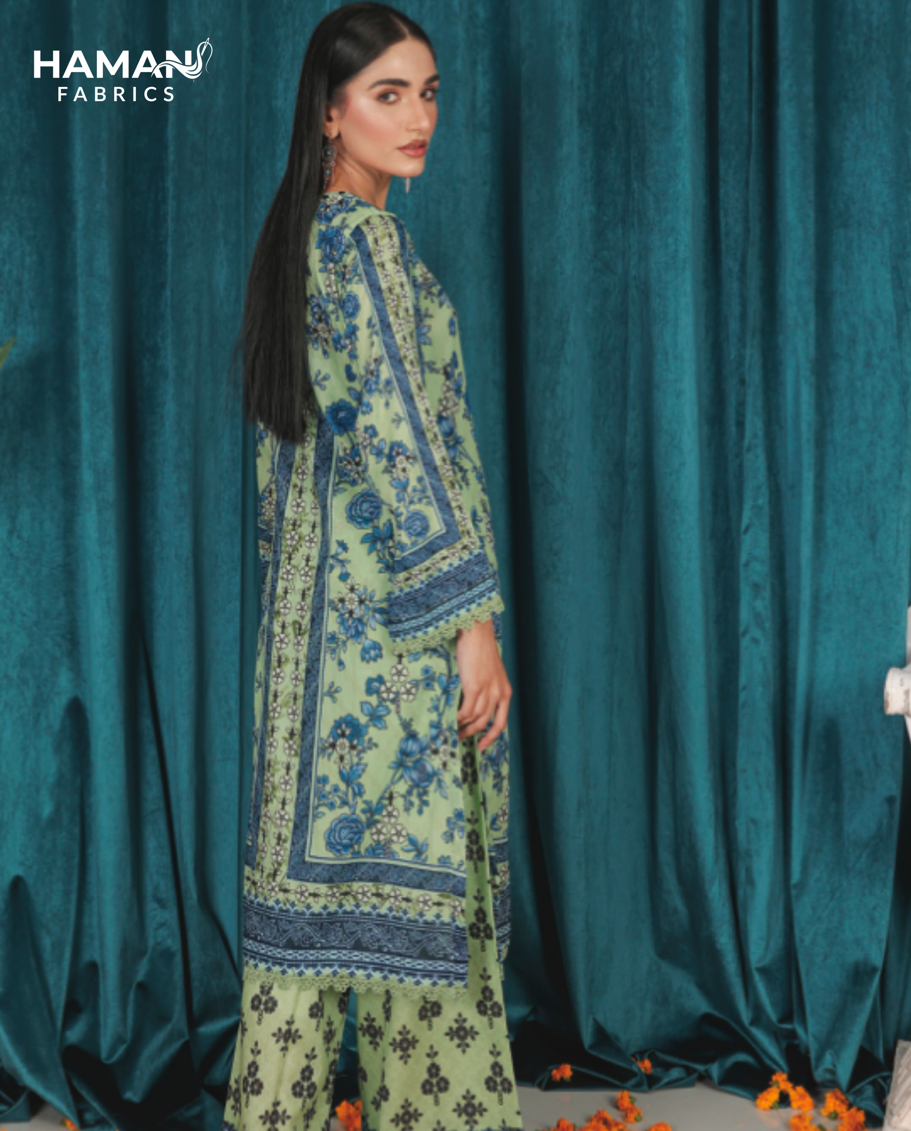 Pistachio Green 2 Piece Premium Lawn Suit – Elegant Summer Wear