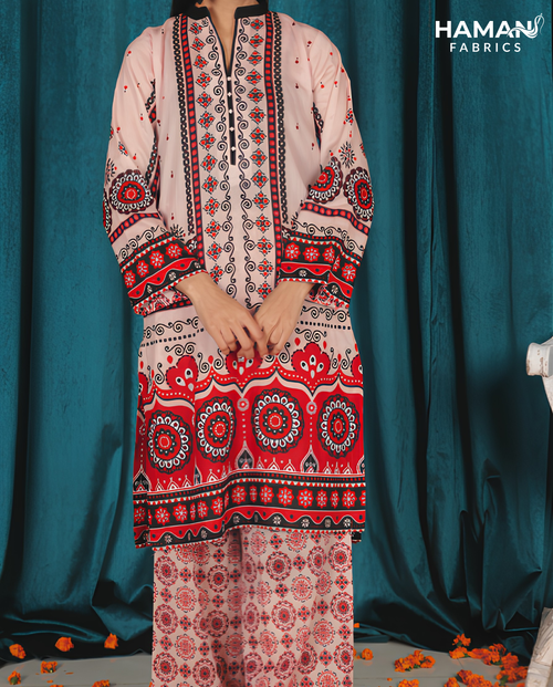 Baby Pink 2 Piece Premium Lawn Suit – Soft Feminine Summer Elegance