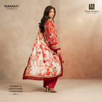 AMBER – 3 PIECE UNSTITCHED LAWN DIGITAL SUIT – MAUSUMMERY INSPIRED