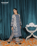 Dove Grey 2 Piece Premium Lawn Suit – Minimal Elegant Summer Wear