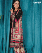 Ebony Black 2 Piece Premium Lawn Suit – Classic Bold Summer Elegance