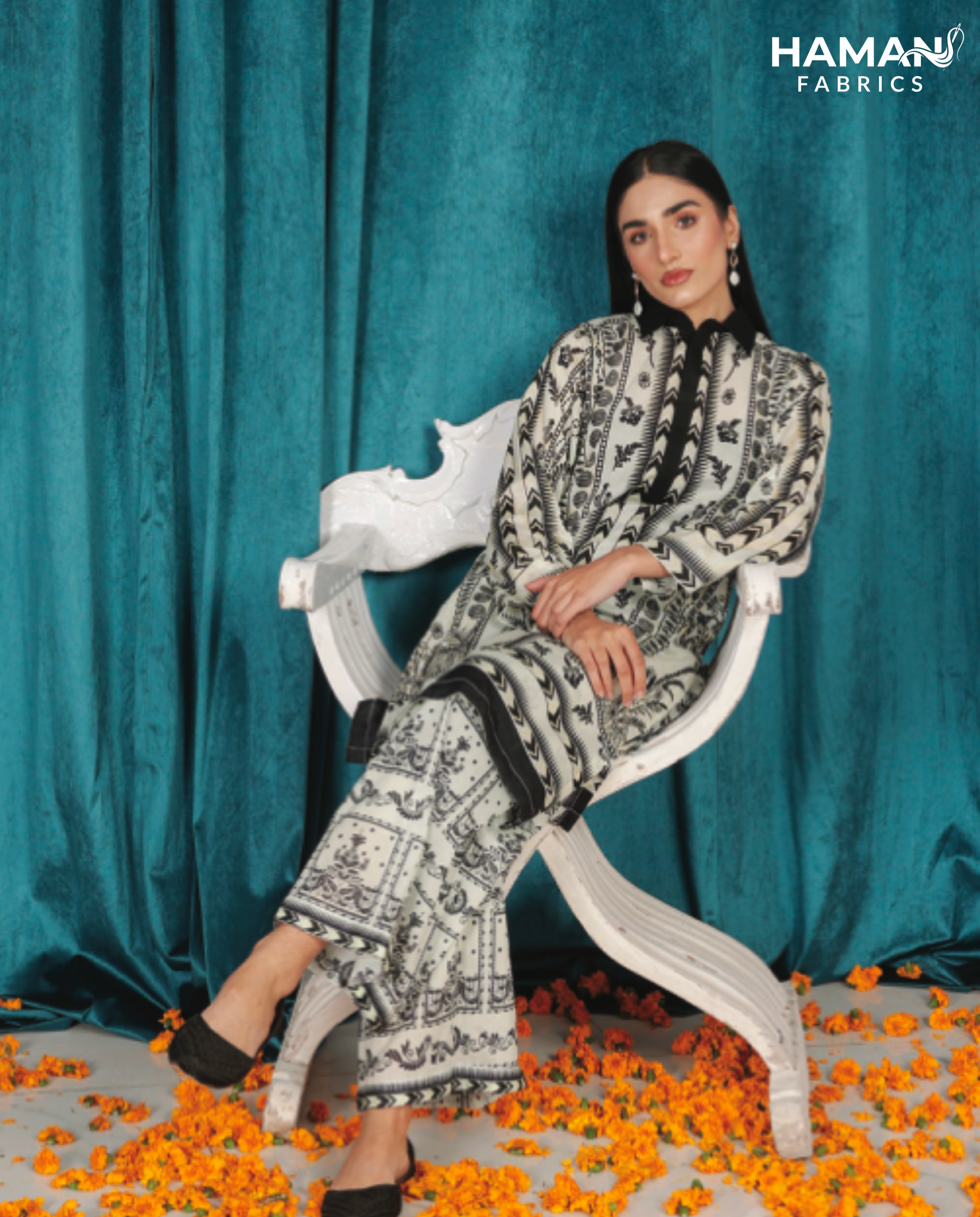 Cream 2 Piece Premium Lawn Suit – Soft Elegant Summer Wear