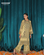 Pale Yellow 2 Piece Premium Lawn Suit – Summer Casual Wear