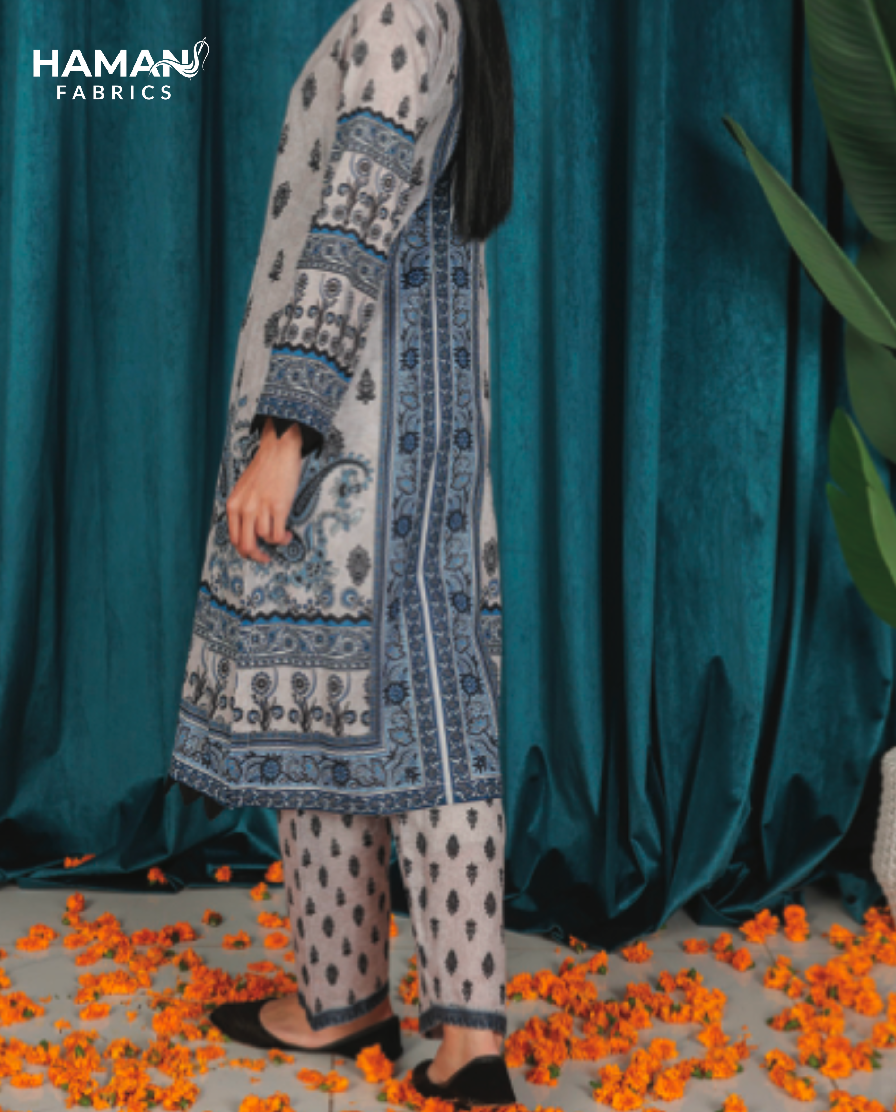 Dove Grey 2 Piece Premium Lawn Suit – Minimal Elegant Summer Wear