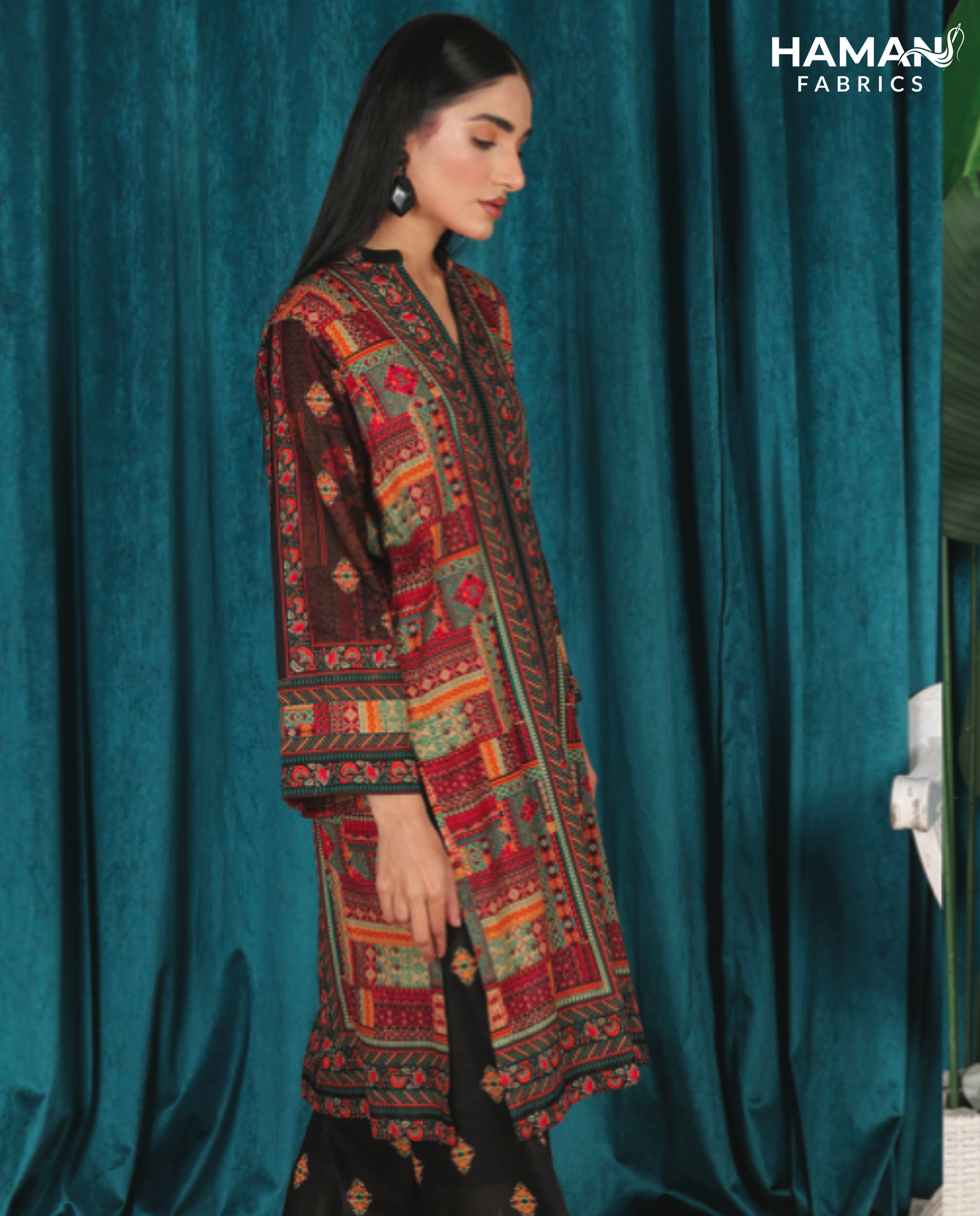Deep Maroon 2 Piece Premium Lawn Suit – Rich Elegant Summer Style