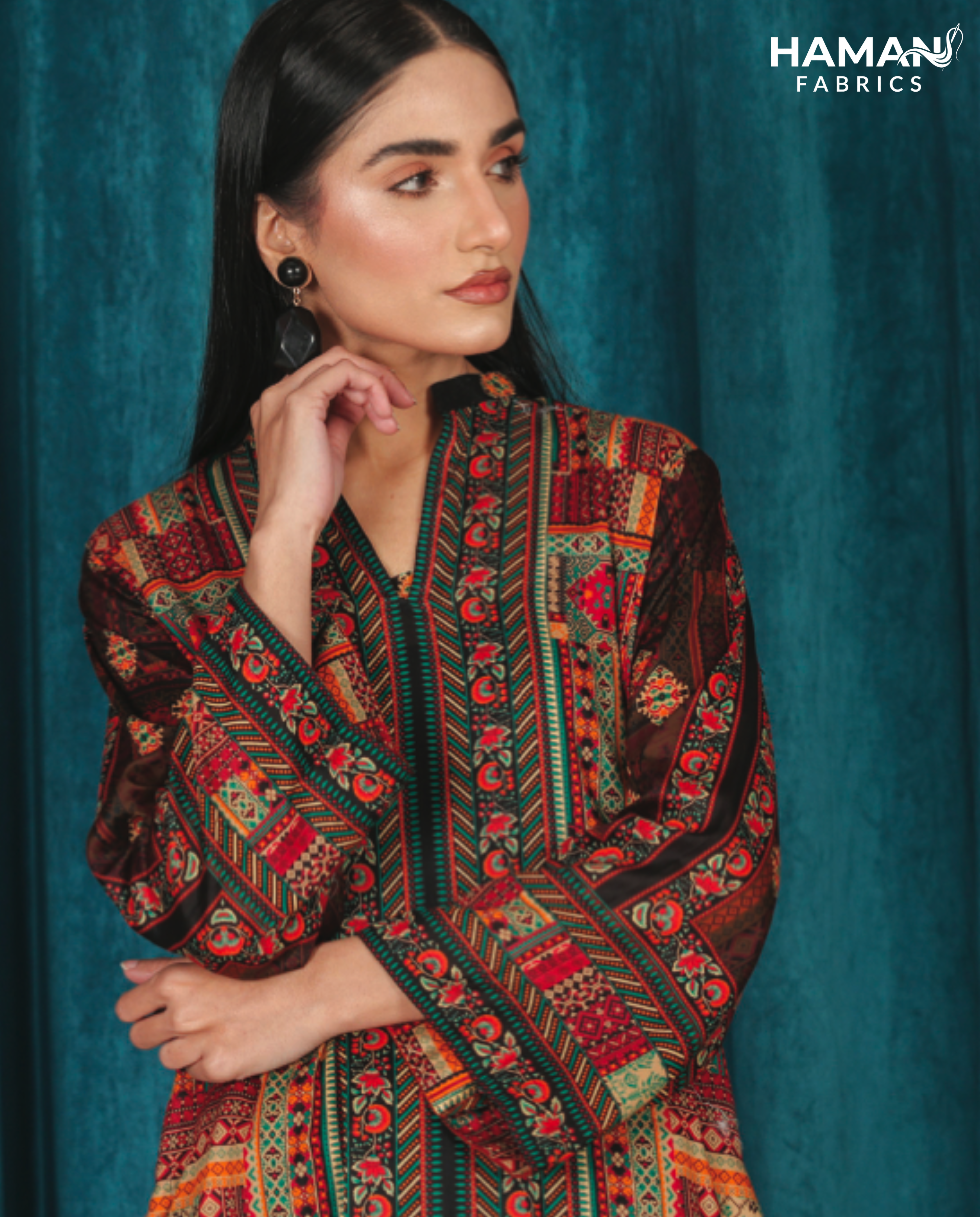 Deep Maroon 2 Piece Premium Lawn Suit – Rich Elegant Summer Style
