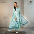 MARINE – 3 PIECE UNSTITCHED LAWN DIGITAL SUIT – MAUSUMMERY INSPIRED